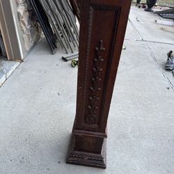 Antique Oak Column 