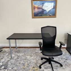 Office Desk & Office Chair 