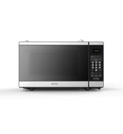 17.8 in. W 0.7 cu. ft. Auto Cook 700-Watt Countertop Microwave in Stainless Steel
