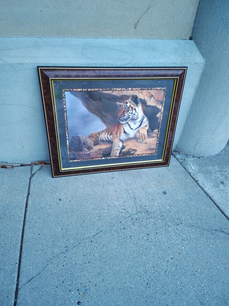 Linda Wacaster Tiger Cub Wall Art