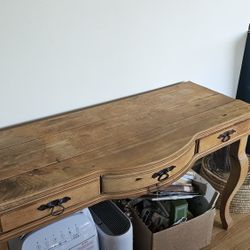 Wood Console Table