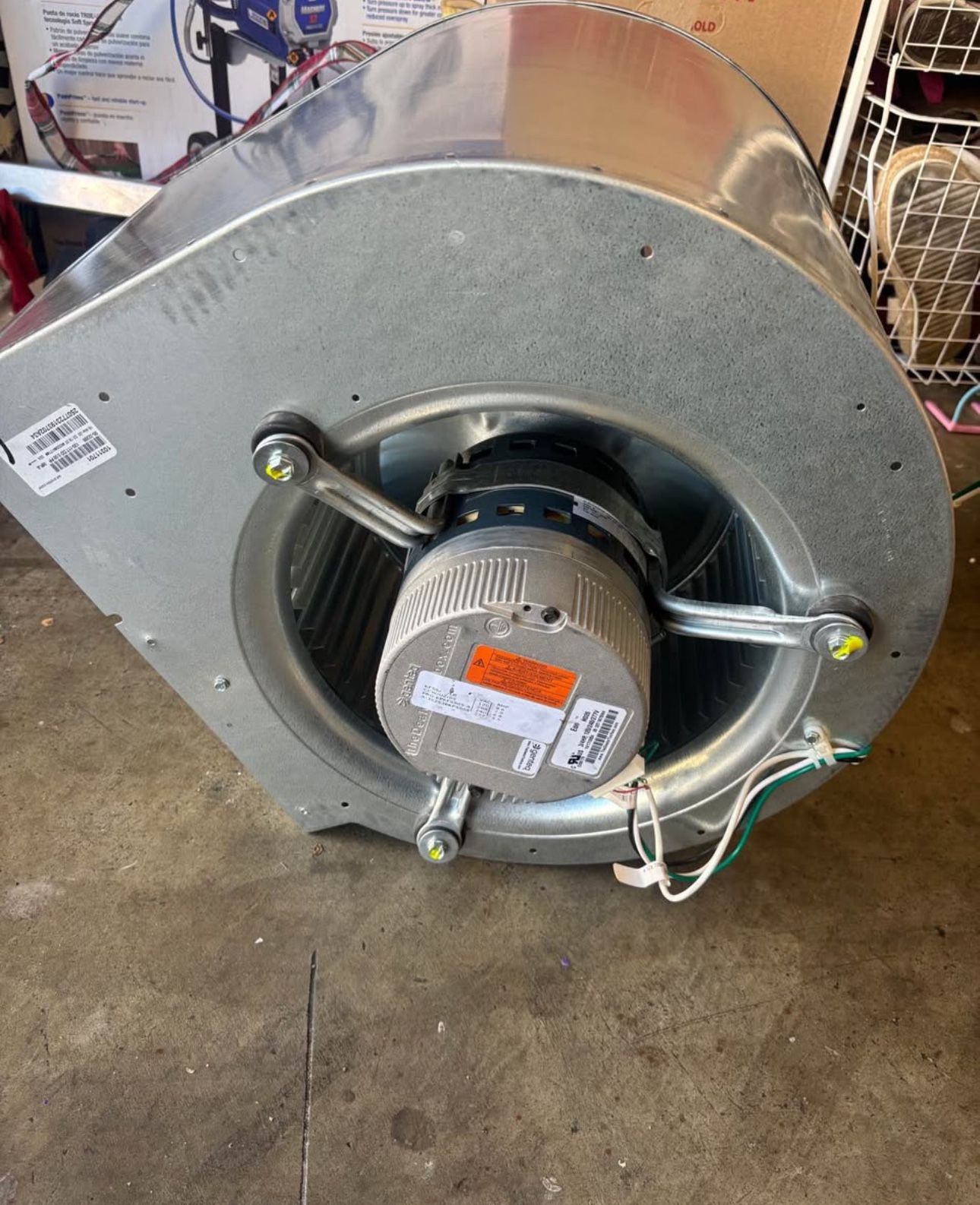 Rheem Blower Assembly w/ Genteq ECM Variable Speed Motor Used