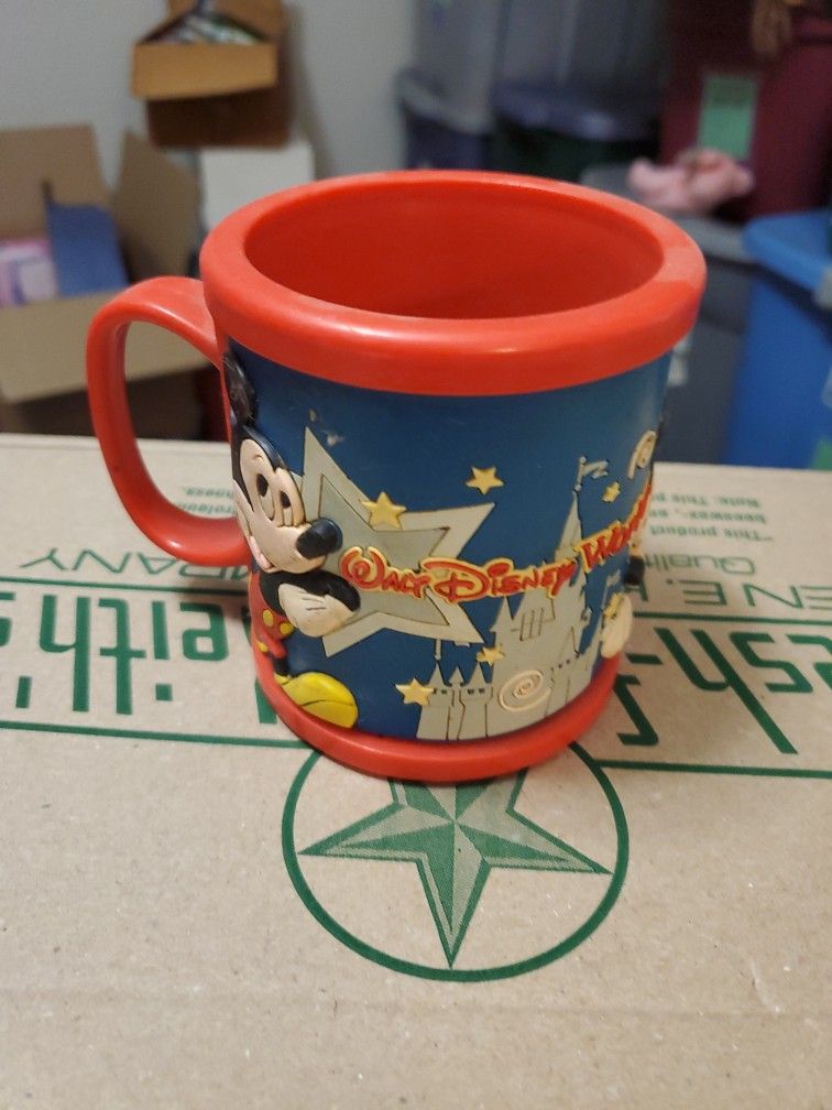 Vintage  Mickey Mouse   Plastic mug