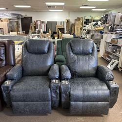 Pure Leather Recliners 