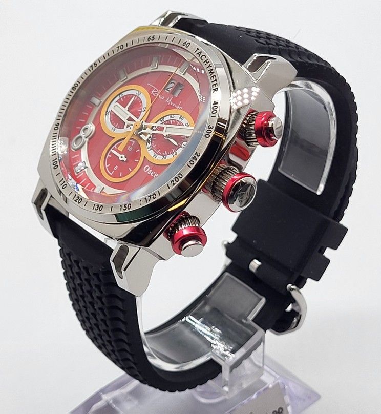 Ritmo Mundo - Racer Oscar, Chronograph Stainless Steel Men's Quartz Watch - 2221