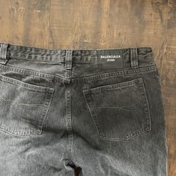 Balenciaga Flared lost tape jeans grey 