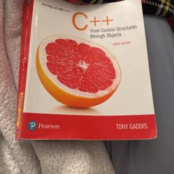 C++ From Control structures Through Objects