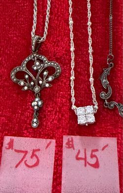 STERLING SILVER NECKLACES