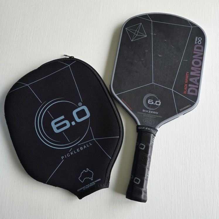 Six-Zero Infinity Edgeless Double Black Diamond Pickleball Paddle
