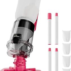 New! ROBOKLEEN RG-H1 Cordless Pool Vacuum with Telescopic Pole, Powerful 30 GPM Suction, Advanced Dual Filtration