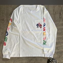 White chrome hearts long sleeve Multicolor Size Medium