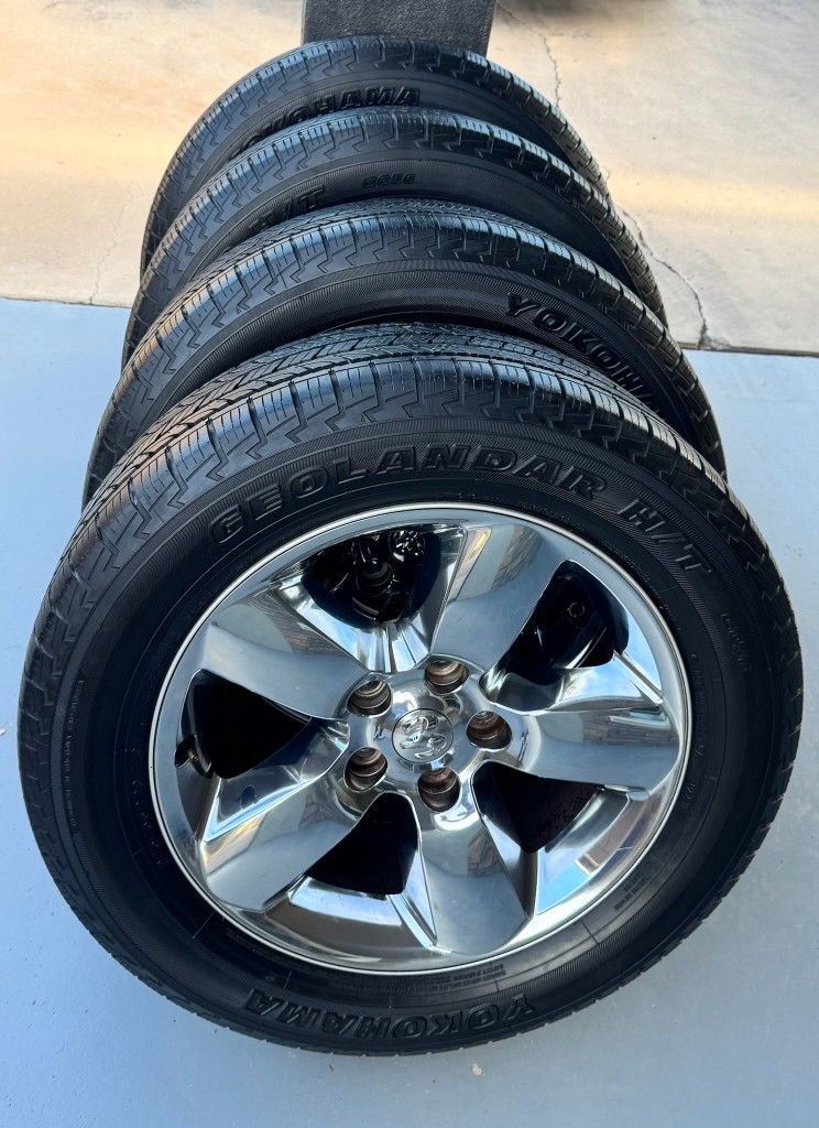 Dodge Ram 20" Wheels & Like New Tires 
