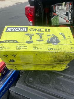 Ryobi 4 piece tool combo