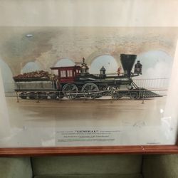 The General Train Locomotive Framed Print
