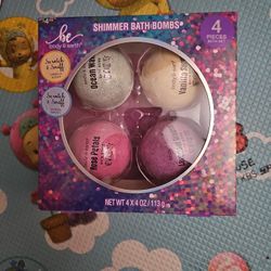 New Shimmer Bath Bombs