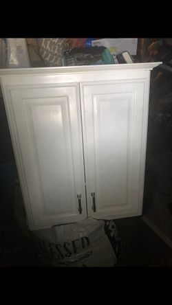 Solid wood vanity cabinet only $30 firm