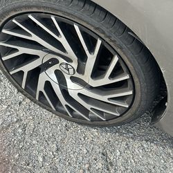 18in Azara Rims With Tires  