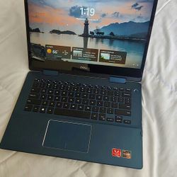 Laptop. Touchscreen Dell Inspiron 14" Touchscreen AMD RYZEN 7 8GB RAM 256SSD WINDOWS 11 AMD RADEON VEGA  WORKING FINE CHARGER INCLUDED