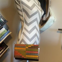 Christian Louboutin Woven Paloma Convertible Clutch