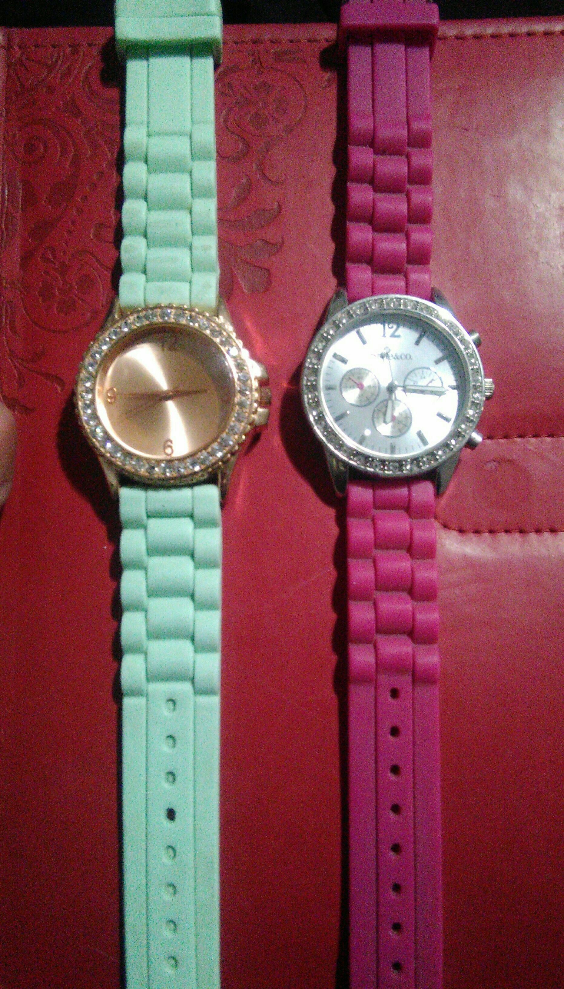 Women's Fashion Watches with Silicone Band