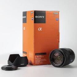 Sony Zeiss Lens E Mount 16-70mm F4 ZA OSS Vario Tessar T* Zoom Lens W/ 55mm B+W UV Filter SHARP!