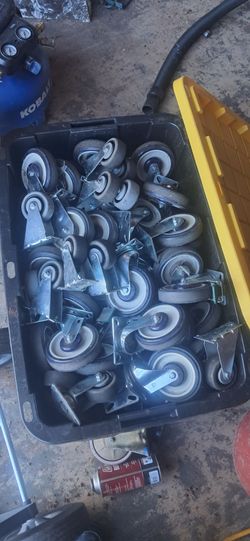 Casters for heavy carts