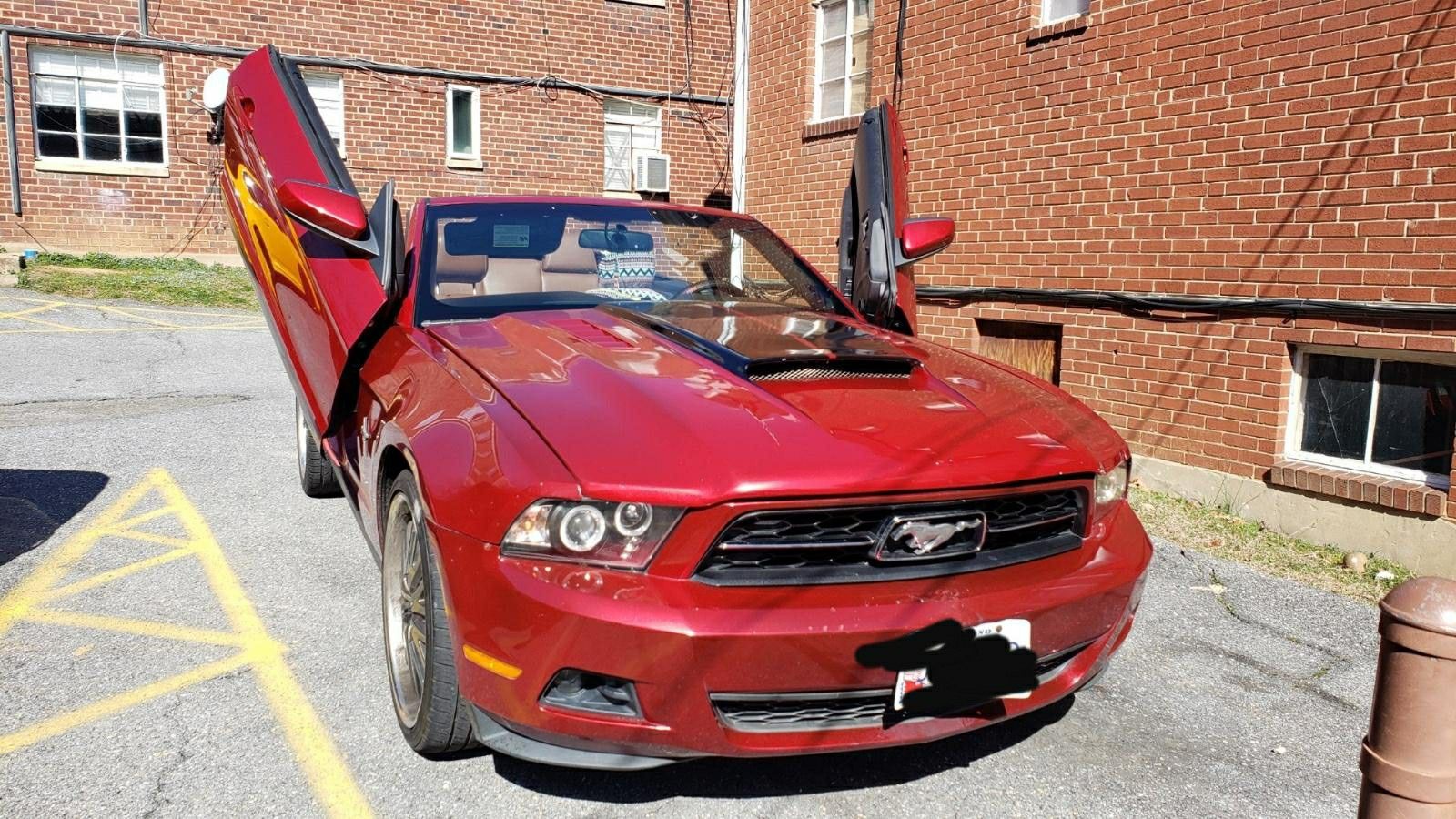 Automatic 2011 Ford Mustang Convertible Butterfly Doors, Custom