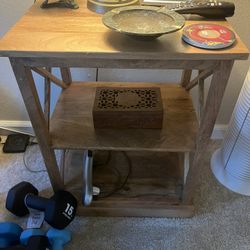 2 Matching Accented Side Tables 