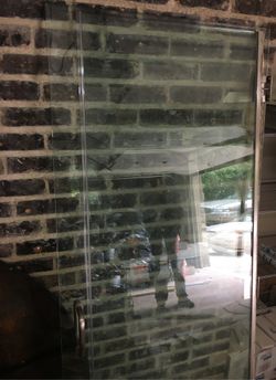 Shower glass heavy 1/2”glass 55” 30” door