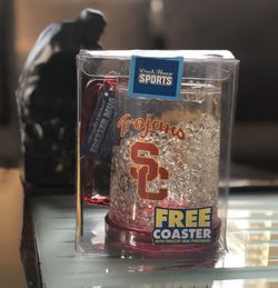 Southern California Trojans 16oz. Freezer Mug w/ coaster
