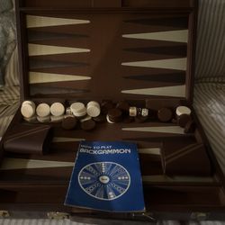 Vintage Kingstone Backgammon Set – Complete with Case & Booklet