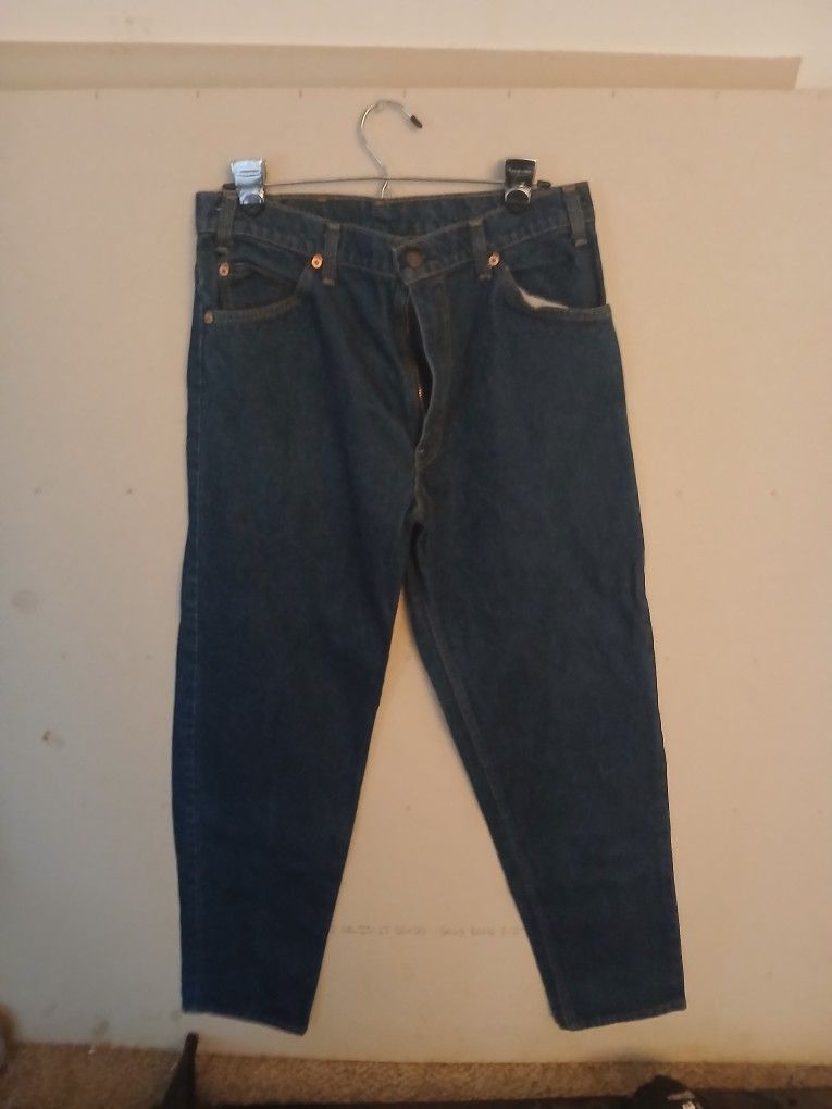 Vintage Levi’s 550 Orange Tab Jeans Mens Made In USA 34x30