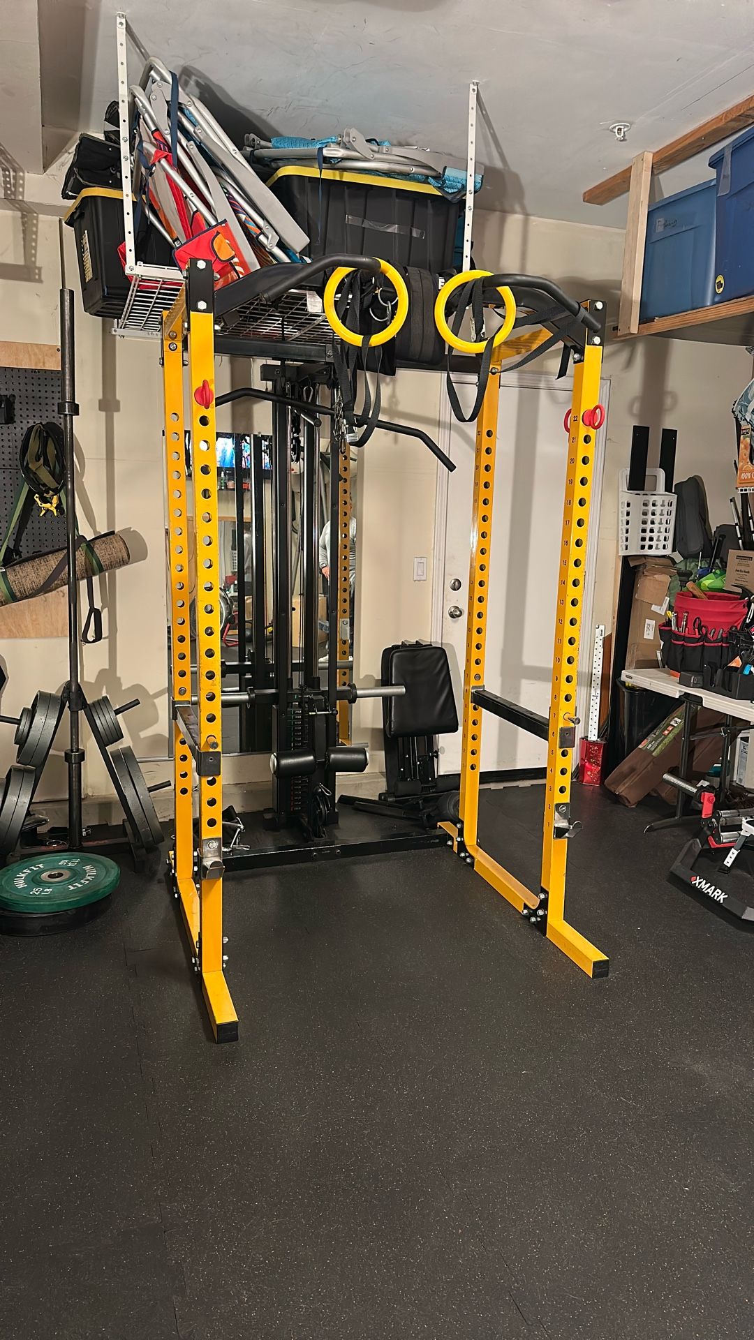 POWERTEC POWER RACK WITH WEIGHTS