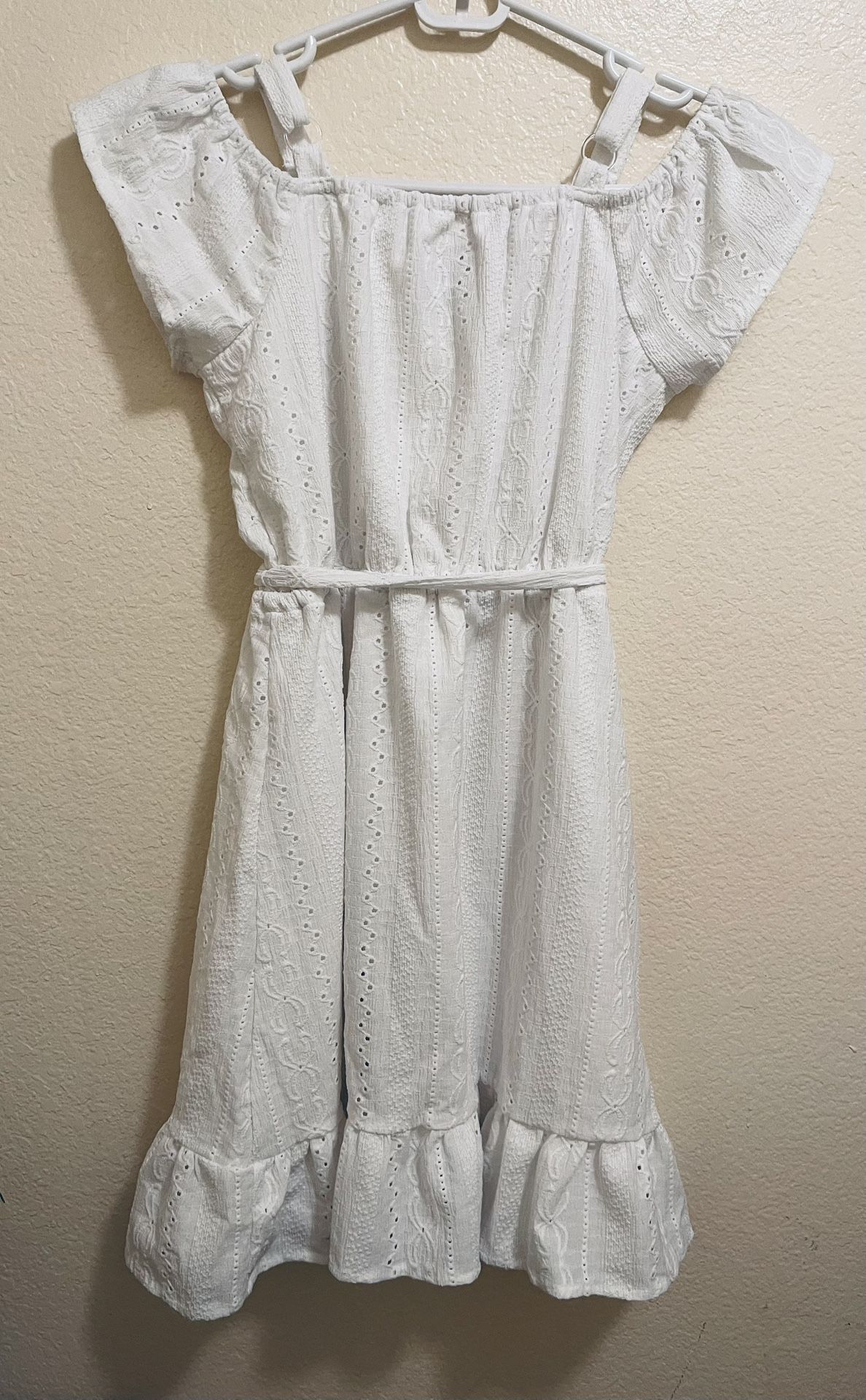 White Dress, Size 10/12 Girls