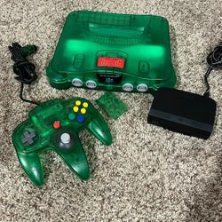 Nintendo 64 - N64 Jungle Green Console