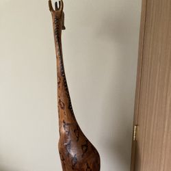 Wooden giraffe