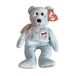 Ty Beanie Babies Eggs II Easter Bear Stuffed Animal Plush 8 Inch