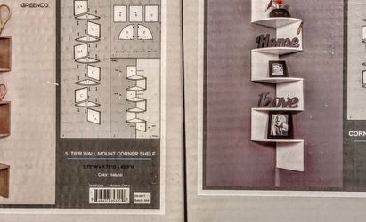 Corner Shelves NIB