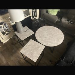 4 Peice Table Set With Light 