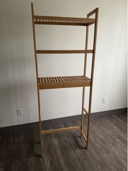Over The Toilet Bamboo Rack