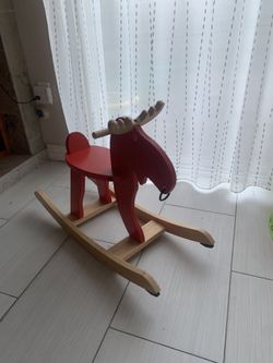 IKEA Wooden Moose Ride
