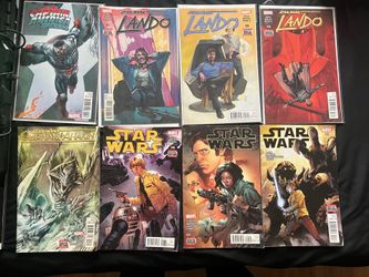 Star Wars comics + collectables