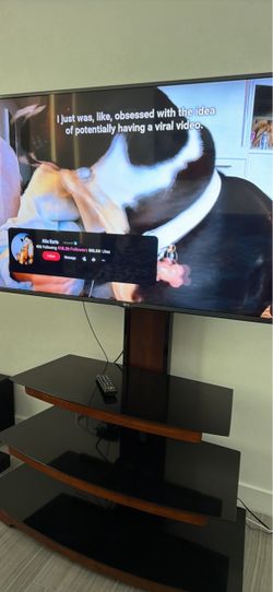 LG 55” TV + TV Stand/Mount