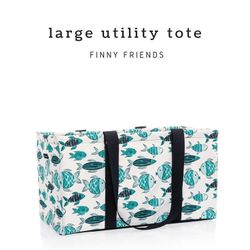 *NEW* Thirty One LARGE UTILITY TOTE bag in Finny Friends Fish Pattern

New Condition!

**Bundle and save with combined shipping**

