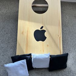 Apple branded Cornhole Set