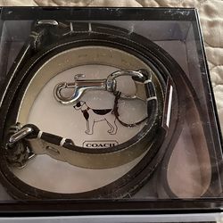 Coach Mini Logo Dog Leash