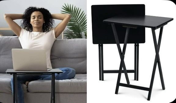 🍭 3 Mahogony Colored TV Folding Trays