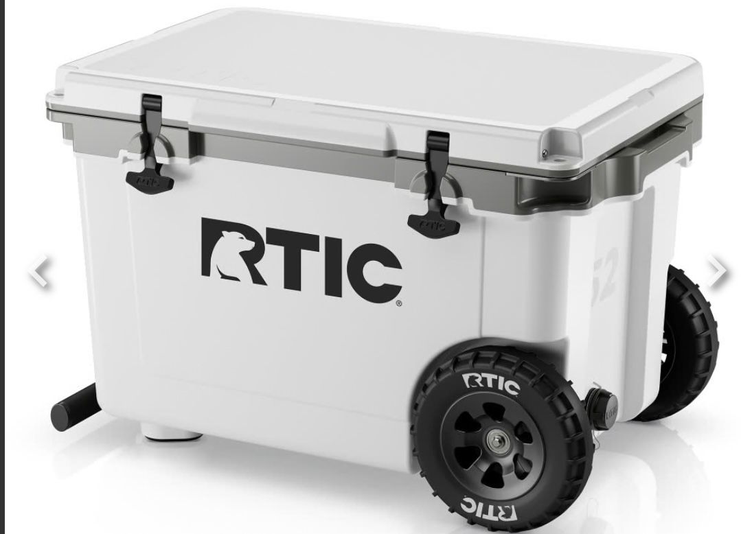 RTIC 52 QT Ultra-Light Wheeled Hard-Sided Ice Chest Cooler