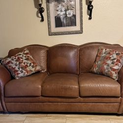 Real Leather Sofa
