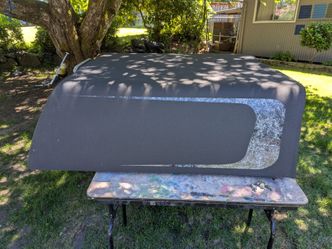Fiberglass truck canopy